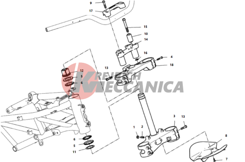 STEERING HEAD BASE ASSEMBLY