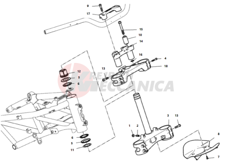 STEERING HEAD BASE ASSEMBLY