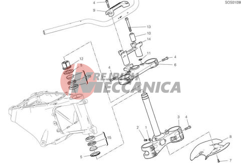 STEERING HEAD BASE ASSEMBLY