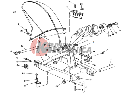 SWING ARM DM 001365-006006