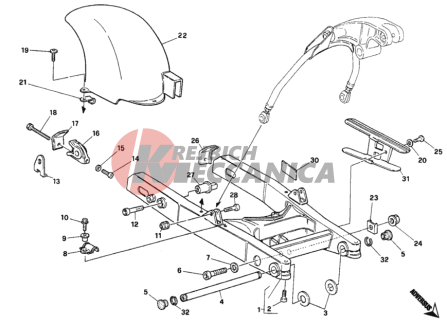 SWING ARM DM 006464>