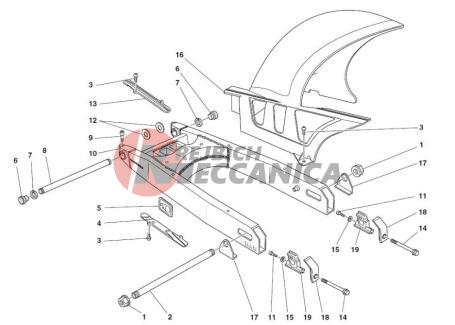 SWINGARM AND CHAIN