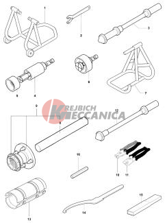 Service Tools Frame