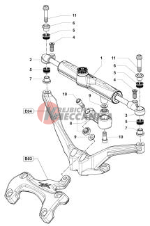 Steering Damper B3 Rr  Dragster R