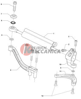 Steering Damper F3 Oro