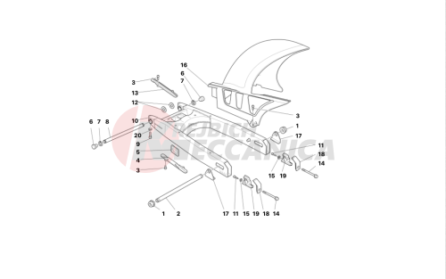 Swingarm and drive chain