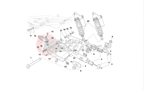 Swingarm and drive chain