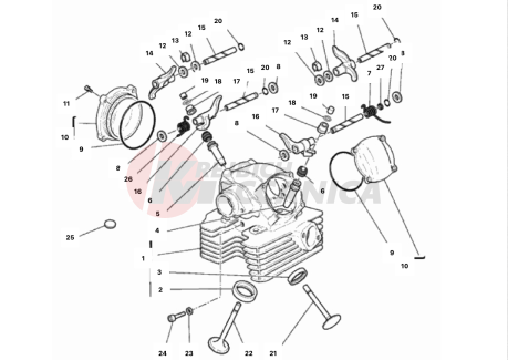 VERTICAL CYLINDER HEAD