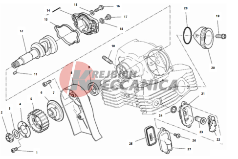 VERTICAL CYLINDER HEAD - TIMING (11/16)