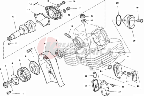 VERTICAL CYLINDER HEAD - TIMING