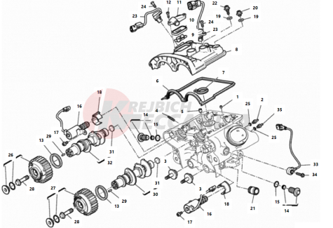 VERTICAL CYLINDER HEAD - TIMING