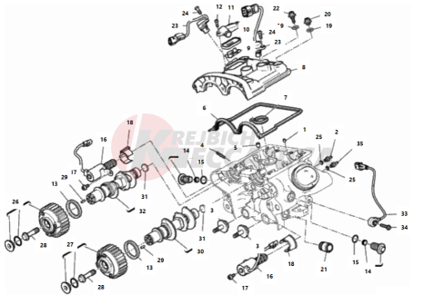 VERTICAL CYLINDER HEAD - TIMING