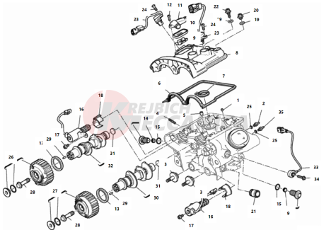 VERTICAL CYLINDER HEAD - TIMING