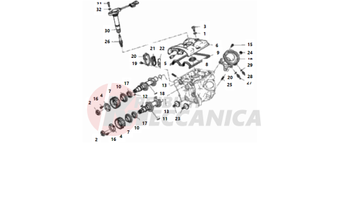 VERTICAL CYLINDER HEAD - TIMING