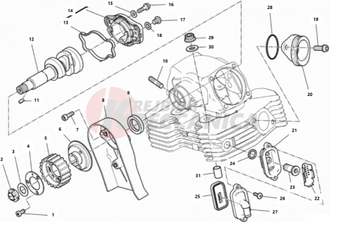 VERTICAL CYLINDER HEAD - TIMING