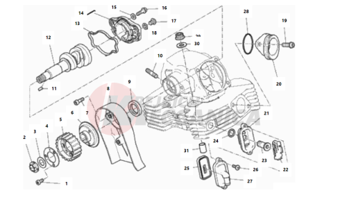 VERTICAL CYLINDER HEAD - TIMING