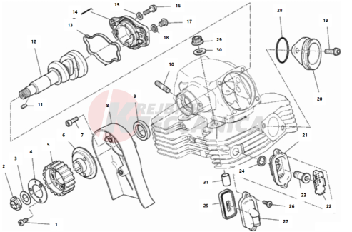 VERTICAL CYLINDER HEAD - TIMING