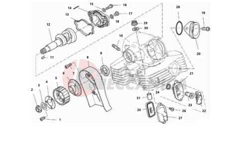 VERTICAL CYLINDER HEAD - TIMING