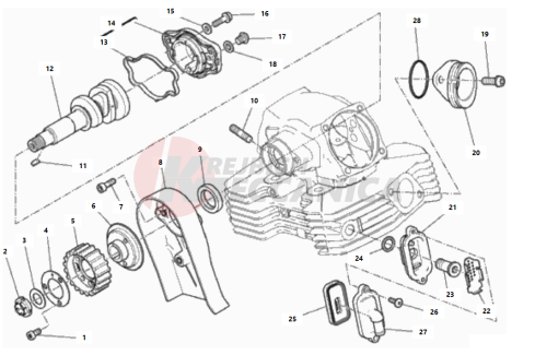 VERTICAL CYLINDER HEAD - TIMING