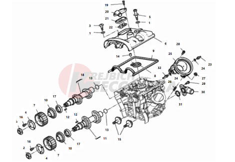 VERTICAL CYLINDER HEAD - TIMING