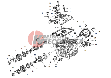 VERTICAL CYLINDER HEAD - TIMING