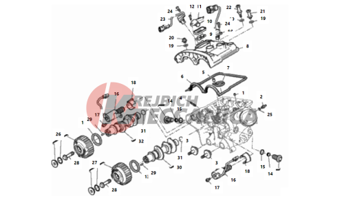 VERTICAL CYLINDER HEAD - TIMING