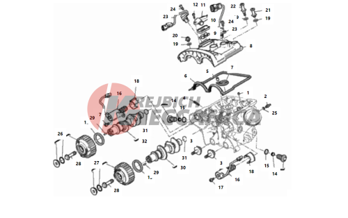 VERTICAL CYLINDER HEAD - TIMING