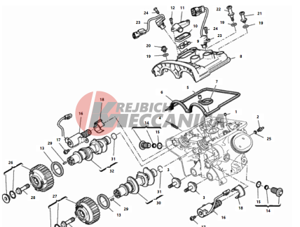 VERTICAL CYLINDER HEAD - TIMING