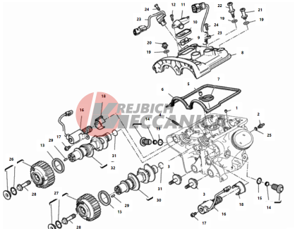 VERTICAL CYLINDER HEAD - TIMING