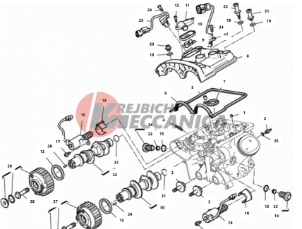 VERTICAL CYLINDER HEAD - TIMING