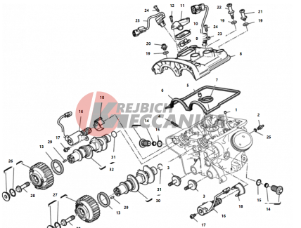 VERTICAL CYLINDER HEAD - TIMING