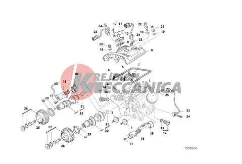 VERTICAL CYLINDER HEAD - TIMING