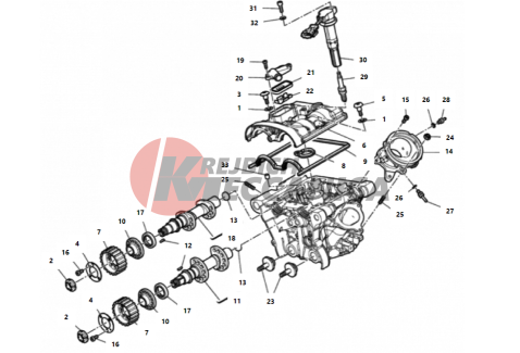 VERTICAL CYLINDER HEAD - TIMING