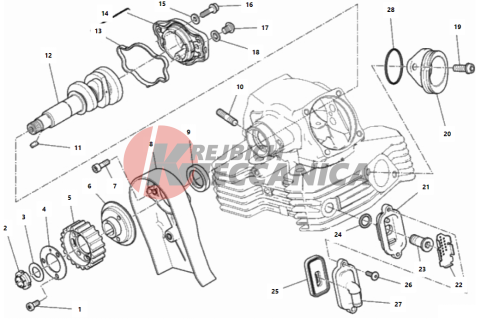 VERTICAL CYLINDER HEAD - TIMING