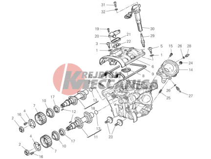 VERTICAL CYLINDER HEAD - TIMING