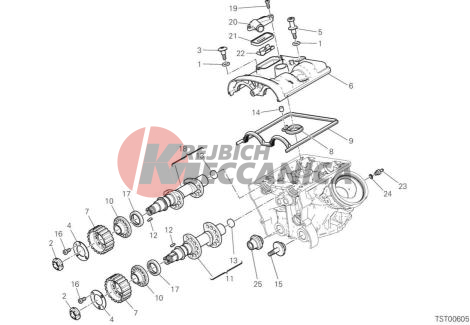 VERTICAL CYLINDER HEAD - TIMING