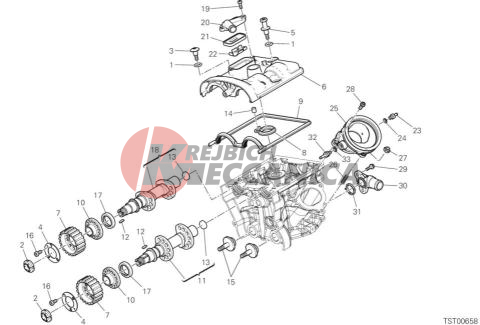 VERTICAL CYLINDER HEAD - TIMING