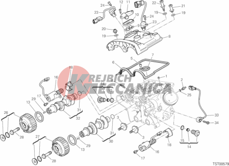 VERTICAL CYLINDER HEAD - TIMING