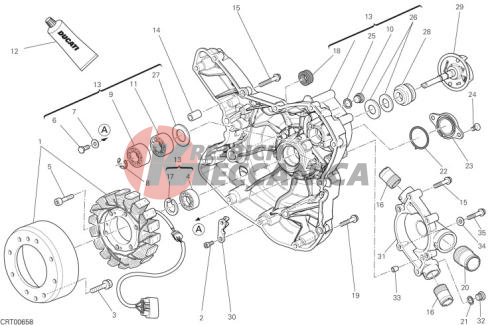 WATER PUMP-ALTR-SIDE CRNKCSE COVER