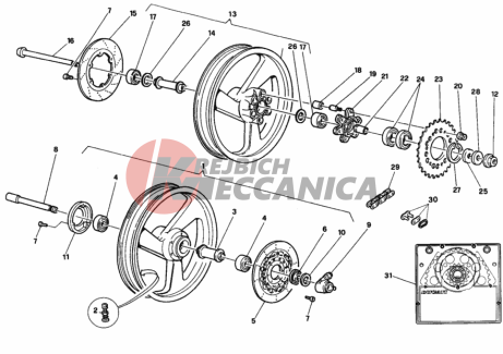 WHEELS DM 002853->