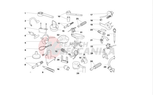 WORKSHOP SERVICE TOOLS ENGINE