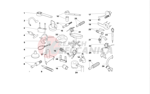 WORKSHOP SERVICE TOOLS ENGINE