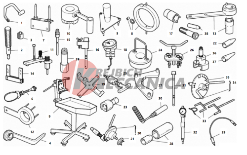 WORKSHOP SERVICE TOOLS, ENGINE