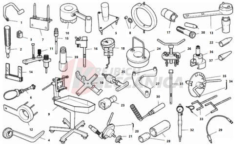 WORKSHOP SERVICE TOOLS, ENGINE