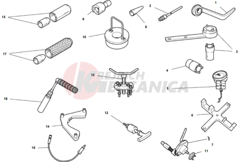 WORKSHOP SERVICE TOOLS, ENGINE 2