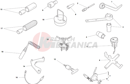 WORKSHOP SERVICE TOOLS, ENGINE 2