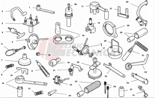 WORKSHOP SERVICE TOOLS, ENGINE