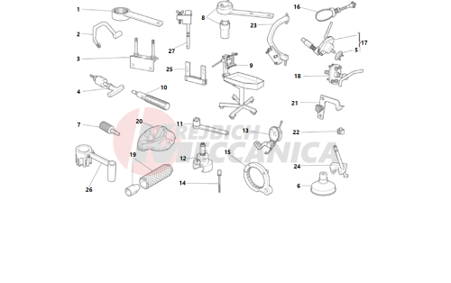 WORKSHOP SERVICE TOOLS, ENGINE