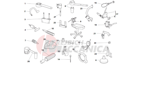 WORKSHOP SERVICE TOOLS, ENGINE