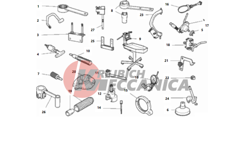 WORKSHOP SERVICE TOOLS, ENGINE